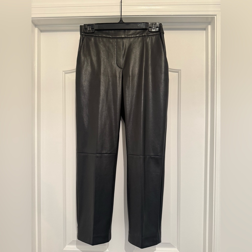 Babaton Conan Black Faux Leather Pants